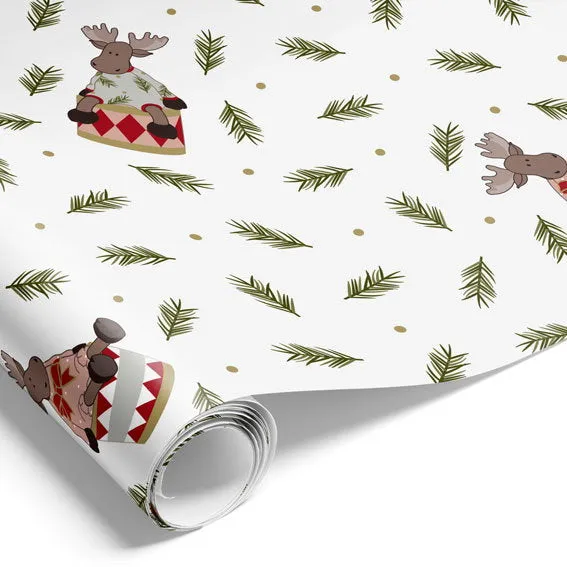Det Gamle Apotek Giftpaper balicí papír 70 cm x 5 m bílý