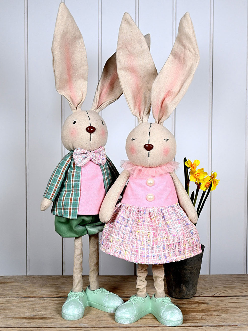 Det Gamle Apotek Easter Bunny zajíc 62 cm béžový