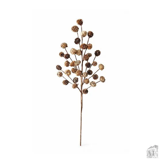 Det Gamle Apotek Branch umělá větvička 55 cm béžová
