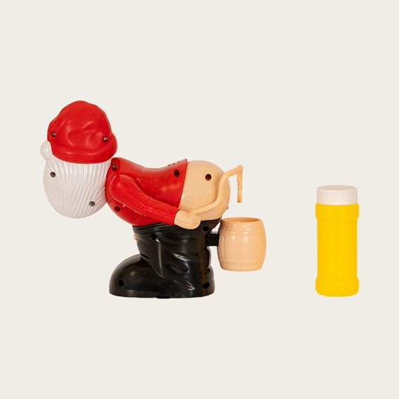 Det Gamle Apotek Santa Claus bublifuk červený se zvukem