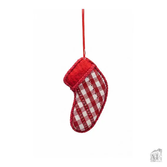 Det Gamle Apotek Ornament závěsná ozdoba červená 8 cm