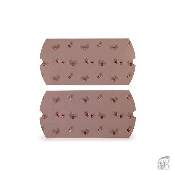 Det Gamle Apotek Giftbox krabičky krémové 18 cm 2 ks