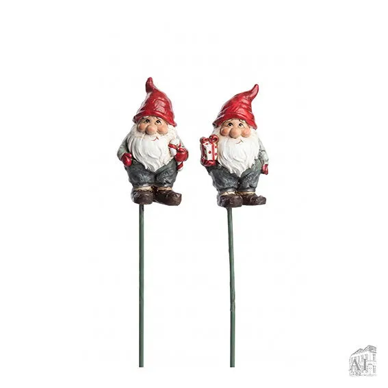 Det Gamle Apotek Gnome skřítek zápich červený 30 cm