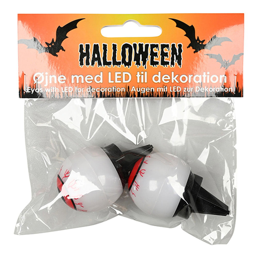Det Gamle Apotek halloween oči do dýně LED barevná 5 cm