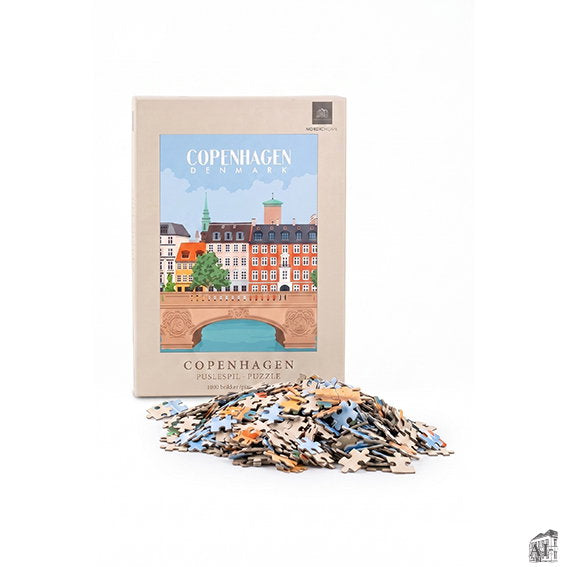 Det Gamle Apotek Puzzle København 1000 dílků 50x75 cm