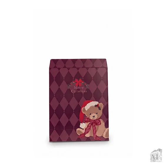 Det Gamle Apotek Giftbag dárková taška 24 cm fialová papír