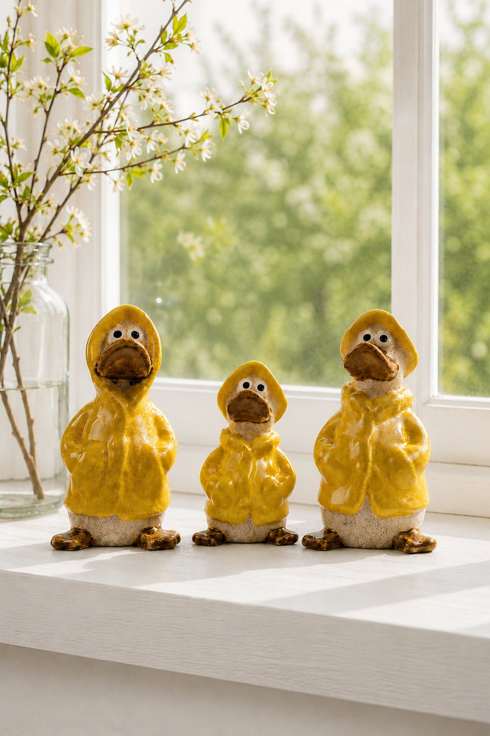 Det Gamle Apotek Duck kameninová kachna 8 cm žlutá