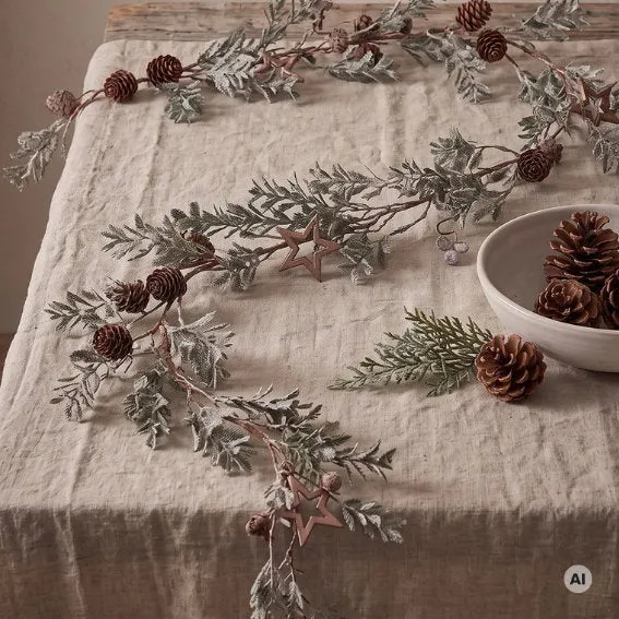 Det Gamle Apotek Garland vánoční girlanda zelená 92 cm