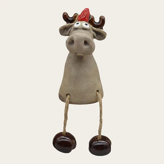 Det Gamle Apotek los keramická figurka 9 cm šedá