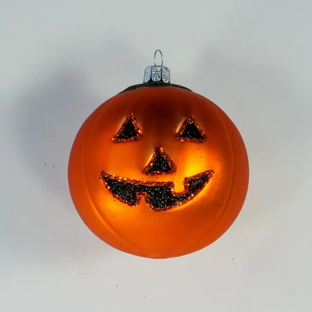 Vánoční ozdoby Halloween ozdoba pomerančová matná