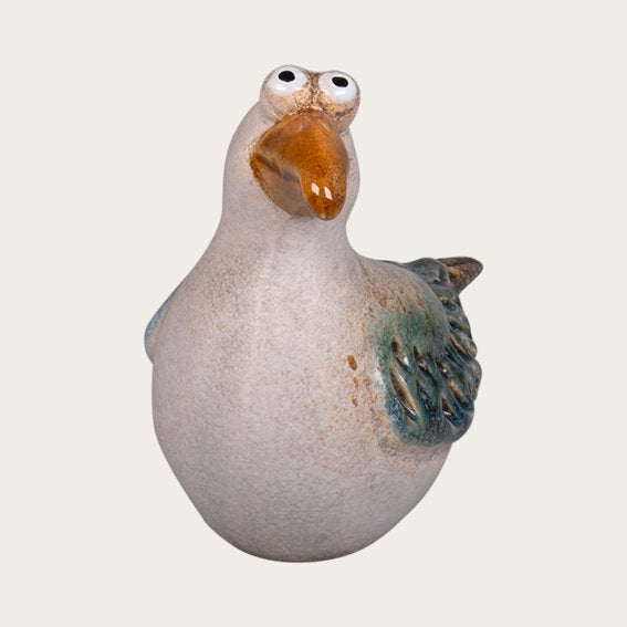Det Gamle Apotek Seagull kameninová figurka racek bílá 9 cm