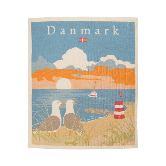 Det Gamle Apotek Dish cloth utěrka modrá 20 cm savá