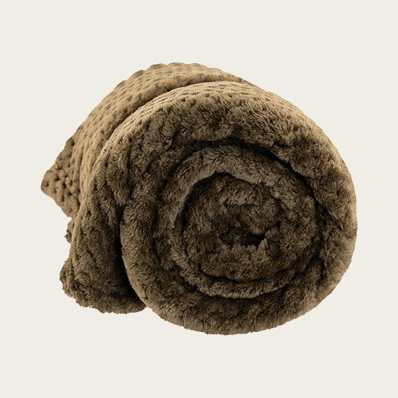 Det Gamle Apotek Blanket polyesterová deka 125×150 hnědá