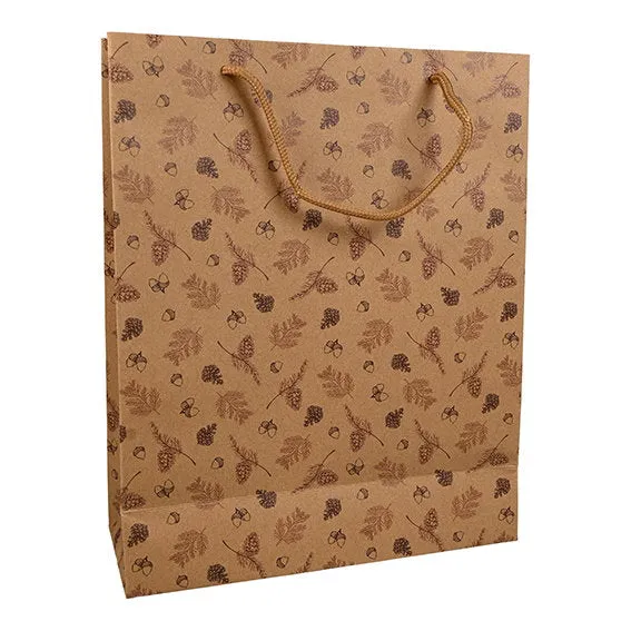 Det Gamle Apotek Giftbag dárková taška 32 cm hnědá