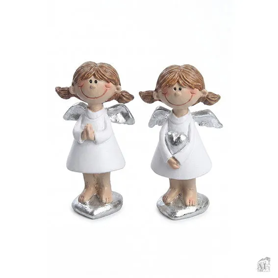 Det Gamle Apotek Angel vánoční anděl bílý 9 cm