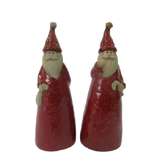 Det Gamle Apotek Santa Claus porcelánová figurka 19 cm červená