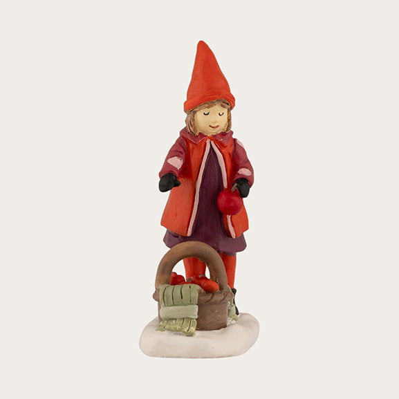 Det Gamle Apotek Figures vánoční figurka skřítek červená 7 cm