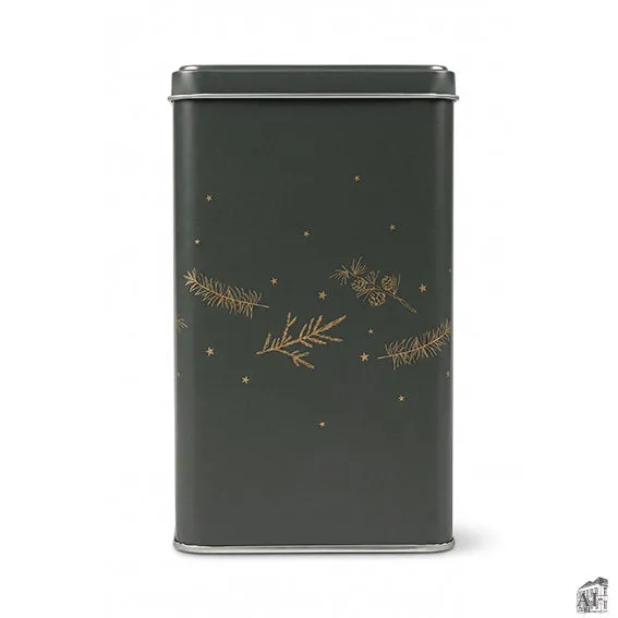 Det Gamle Apotek Biscuit Tin plechová dóza zelená 16 cm
