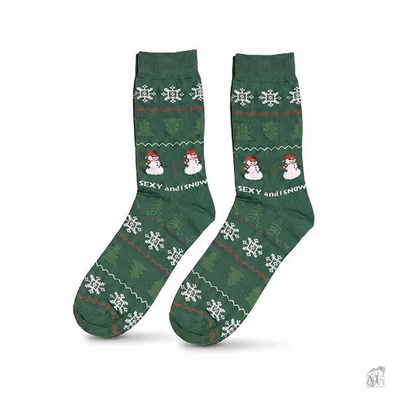 Det Gamle Apotek Socks ponožky 41-46 zelené vtipné