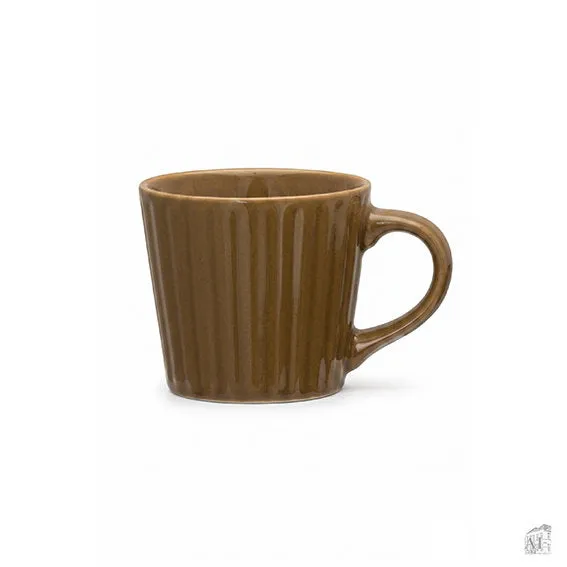 Det Gamle Apotek Mug hrnek modrý keramický 9 cm