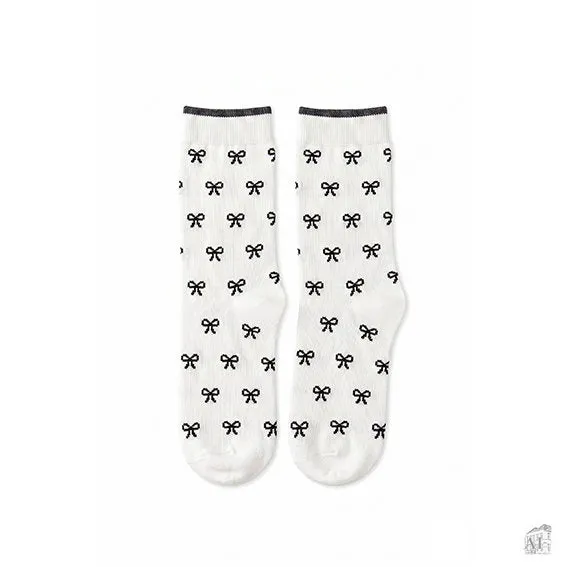 Det Gamle Apotek Socks ponožky bílé bavlna