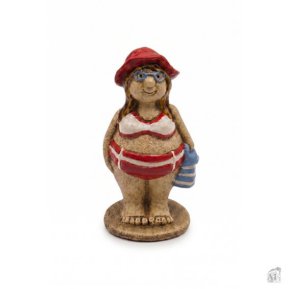 Det Gamle Apotek Figures keramická figurka 12 cm červená