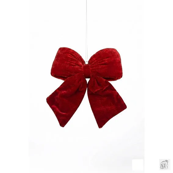 Det Gamle Apotek Bow mašle červená polyester 40 cm
