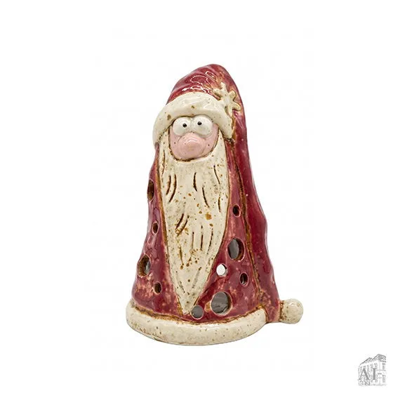 Det Gamle Apotek Candle Holder svícen červený keramika