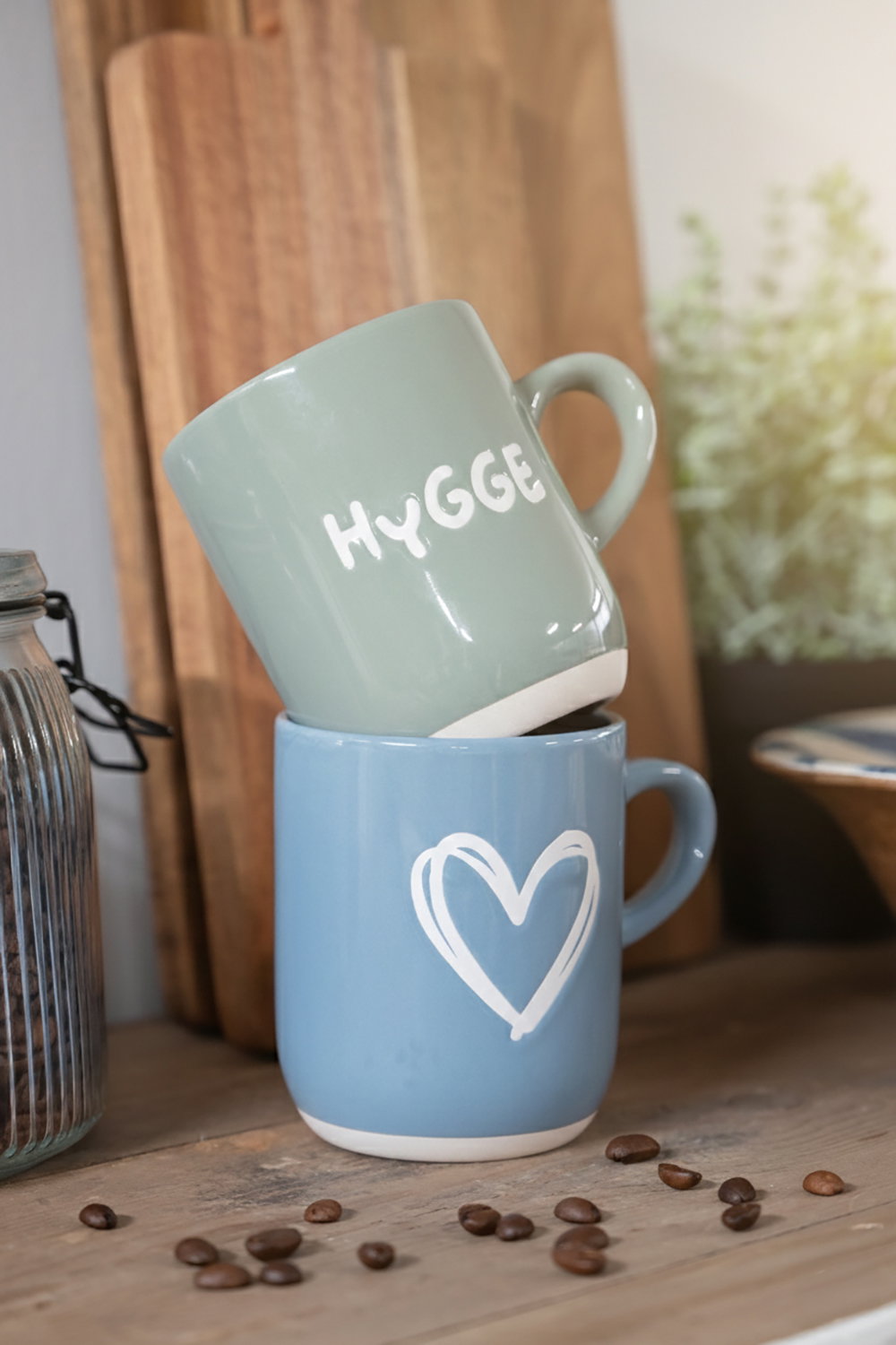 Det Gamle Apotek Mug kameninový hrnek s textem 9 cm