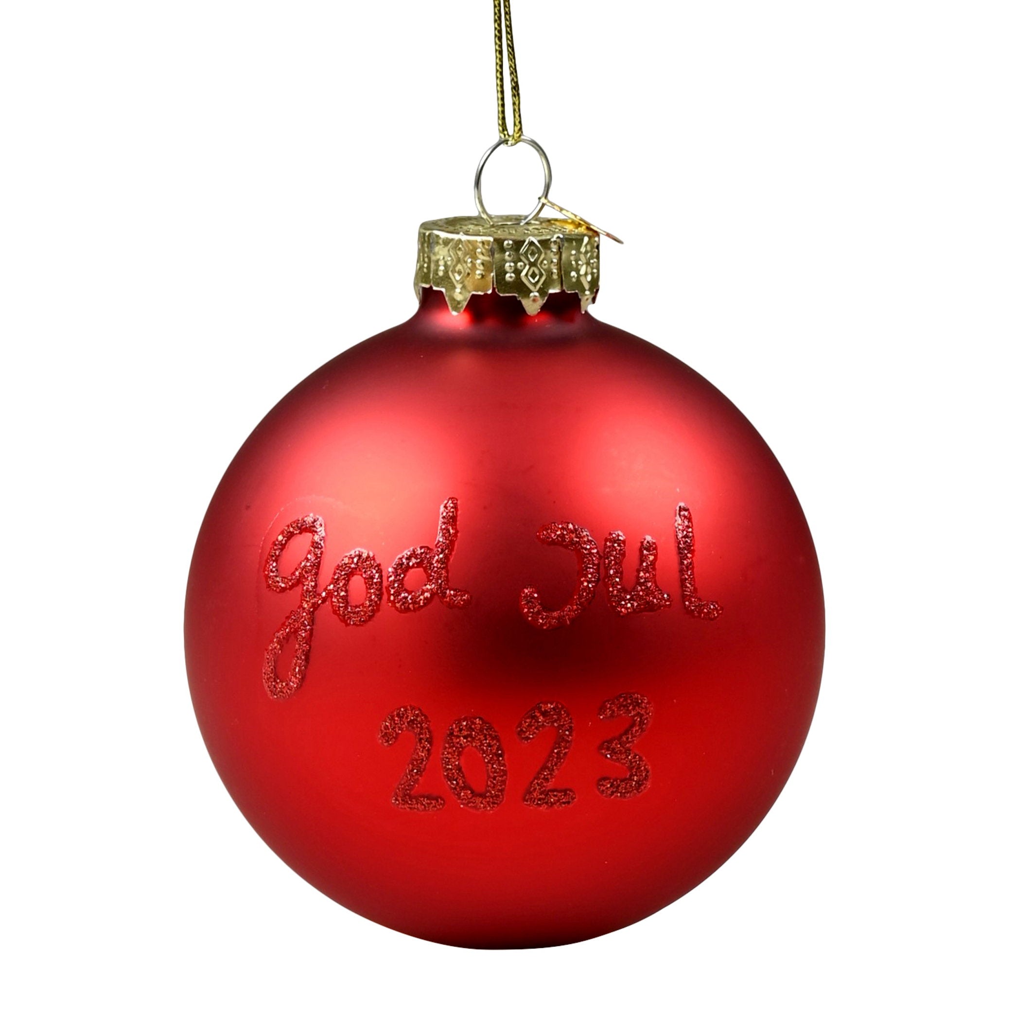 Det Gamle Apotek Annual Christmas Bauble 2023 baňka 8 cm