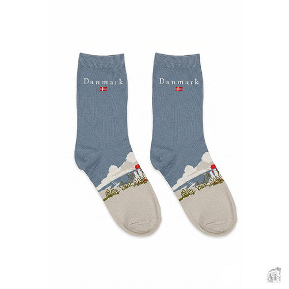 Det Gamle Apotek Socks bavlněné ponožky modré 42–46