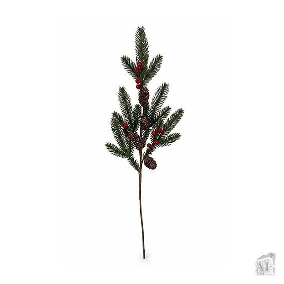 Det Gamle Apotek Branch umělá větev červená 72 cm