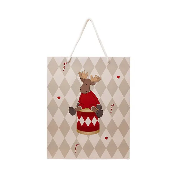 Det Gamle Apotek Giftbag dárková taška 32 cm šedá