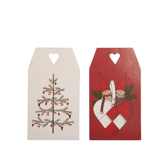 Det Gamle Apotek Gift tags papírové jmenovky na dárky 6 ks