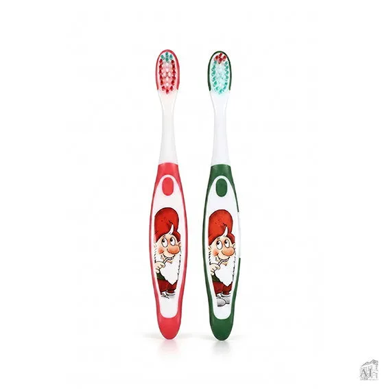 Det Gamle Apotek Toothbrush kartáček červený plast
