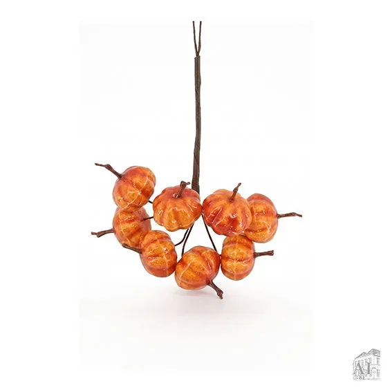 Det Gamle Apotek Halloween dýně dekorace oranžová 14 cm