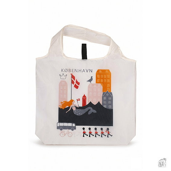 Det Gamle Apotek Shoppingbag taška København bílá 40 cm