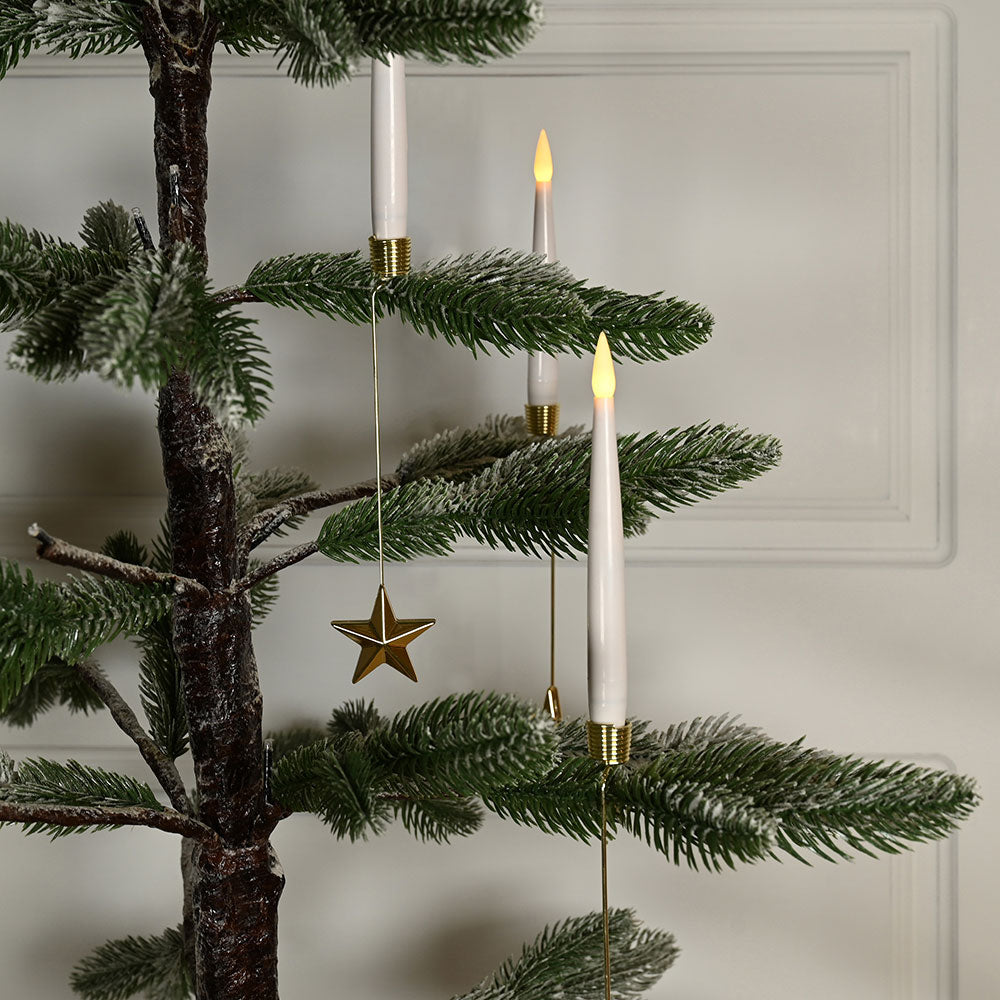 Det Gamle Apotek LED Candle svíčky na stromek bílé 10 ks