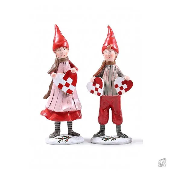 Det Gamle Apotek Gnome skřítek červený 15 cm