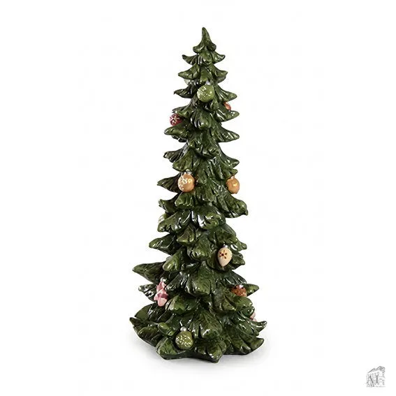 Det Gamle Apotek Tree stromeček 27 cm zelený polyresin
