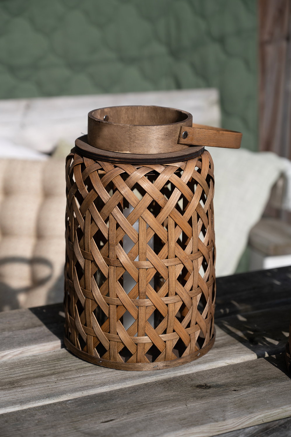 Det Gamle Apotek Lantern lucerna bambusová 28 cm