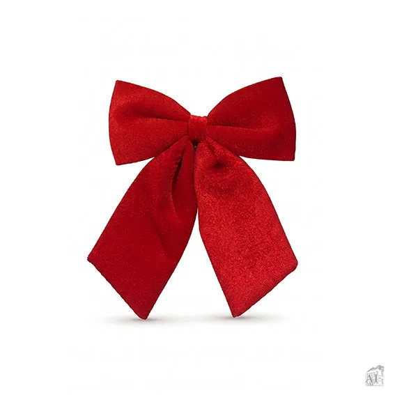 Det Gamle Apotek Bow vánoční mašle 34 cm červená