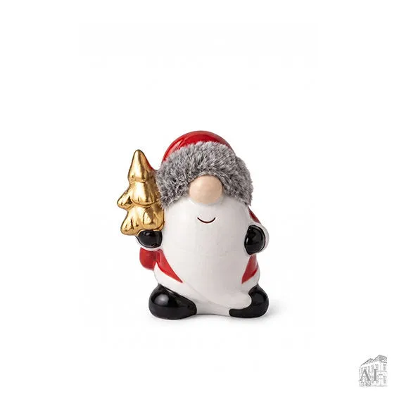 Det Gamle Apotek Santa Claus figurka červená 7 cm dolomit