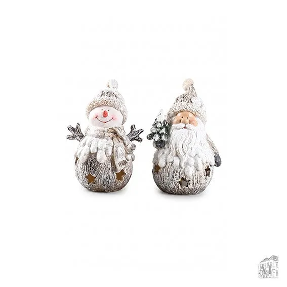 Det Gamle Apotek Christmas figure figurka 19 cm bílá s LED