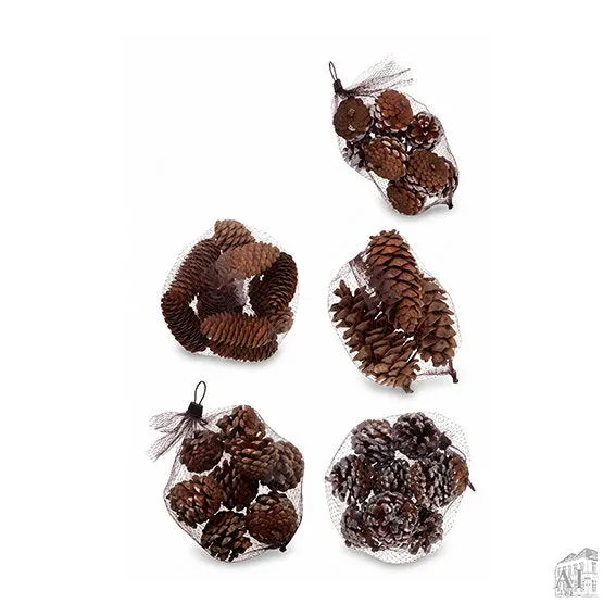 Det Gamle Apotek Pinecone šišky přírodní 9 ks 11 cm