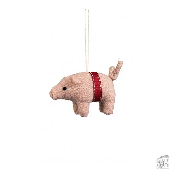 Det Gamle Apotek Pig vánoční prasátko závěs 6 cm