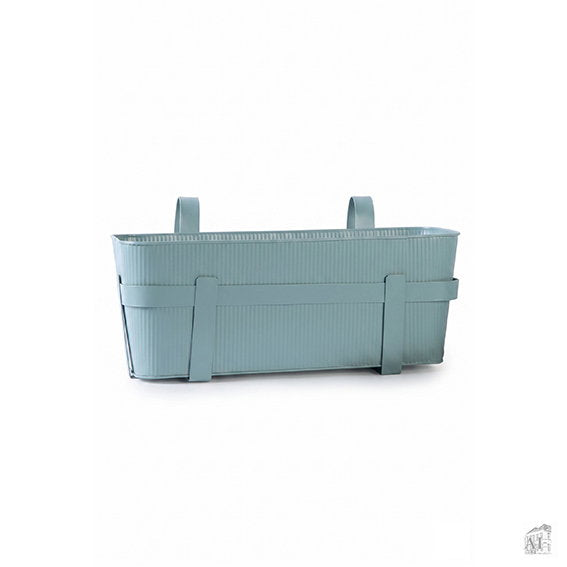 Det Gamle Apotek Flowerpot květináč modrý kov 22 cm