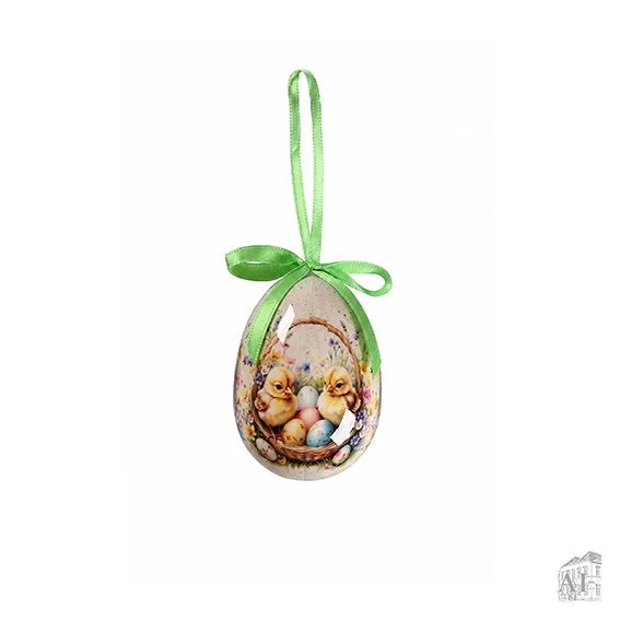 Det Gamle Apotek Easter egg vajíčko bílé polystyren 7 cm