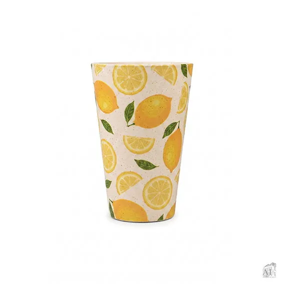 Det Gamle Apotek Mug plastový hrnek žlutý 13 cm
