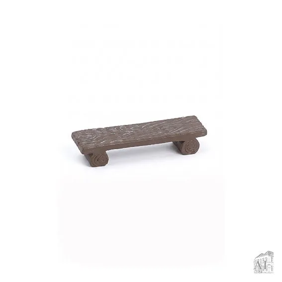 Det Gamle Apotek Bench lavička pro skřítky polyresin